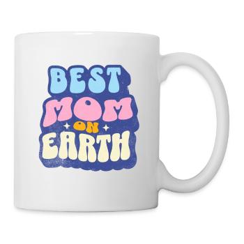 Best Mom on Earth Gift Mom Best Mother's Day - Mug - white - Right