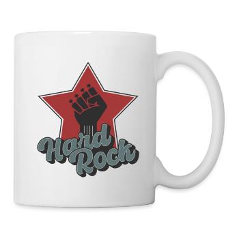 Heavy Metal Metalmusik Hardrock Rockmusik - Tasse - Weiß - Rechts