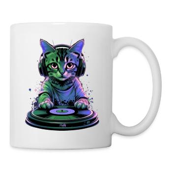 Kitten DJ 🎧 - Mug - white - Right