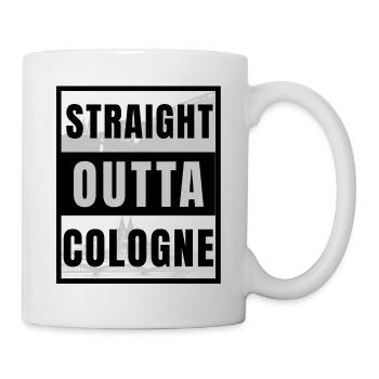 straight outta Cologne Köln kölle colonia kölsch - Mug - white - Right