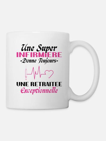 Retired Nurse Humor, Retirement Gift - Mug - white