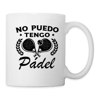 Ich kann nicht, ich habe Padel Tennis Padel Spieler - Tasse - Weiß - Rechts