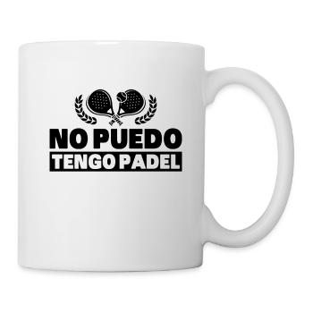 Ich kann nicht, ich habe Padel Tennis Padel Spieler - Tasse - Weiß - Rechts