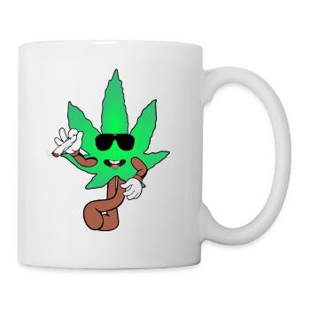 Der Bloom - Weed Cannabis Stoned Hanf Marihuana - Tasse - Weiß - Rechts