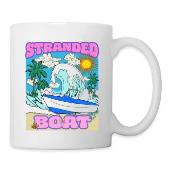 Plage Rétro Été Soleil Mer - Bateau Échoué DDR - Mug blanc - blanc - Droite
