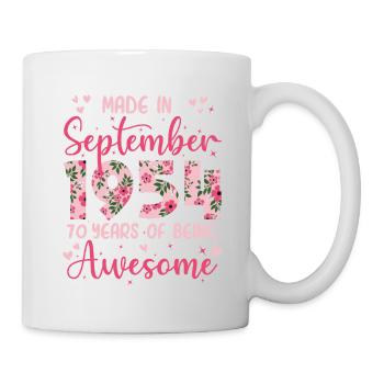 September 1954 Women's 70th Anniversary - Mug - white - Right
