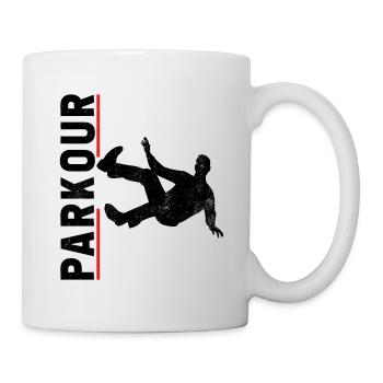 Parkour Free Runner Free Running - Mug - white - Right