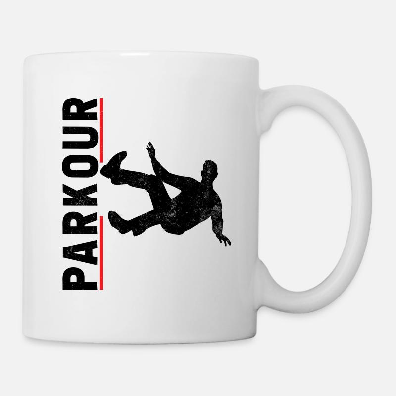 Parkour Free Runner Free Running - Mug - white