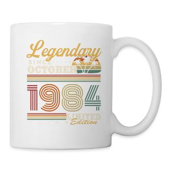 Legendär seit Oktober 1984 Jahrgang Geburtstag - Mug - white - Right