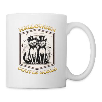 Halloween-Pärchenziele - Tasse - Weiß - Rechts