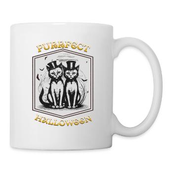 Perfektes Halloween - Tasse - Weiß - Rechts