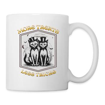 More treats less tricks - Mug - white - Right