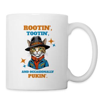 S’enraciner et vomir de temps en temps - Mug blanc - blanc - Droite