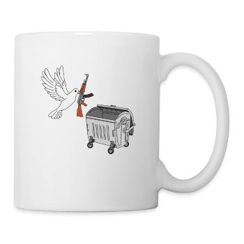 Dove of Peace - Agent in Action for World Peace - Mug - white - Right