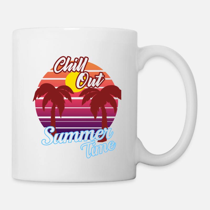 Sonnenuntergang - Tasse - Weiß