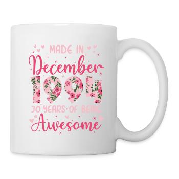 Dezember 1994 30-jähriges Jubiläum der Frauen - Tasse - Weiß - Rechts