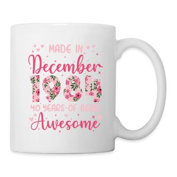 December 1984 Women's 40th Anniversary - Mug - white - Right