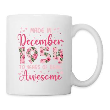 December 1954 Women's 70th Anniversary - Mug - white - Right