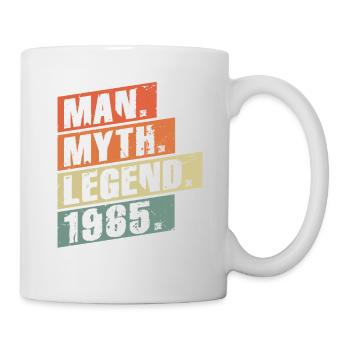 Vintage Born 1965 Man Myth Legend - Mug - white - Right