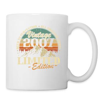 Vintage 2007 Vintage Birthday Retro Gift - Mug - white - Right