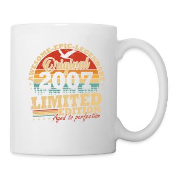 Original 2007 Vintage Cadeau d’anniversaire Rétro - Mug blanc - blanc - Droite