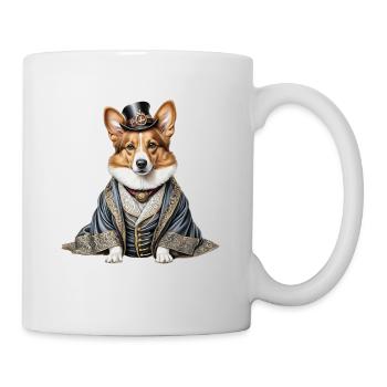 Aristokrat Corgi - Tasse - Weiß - Rechts