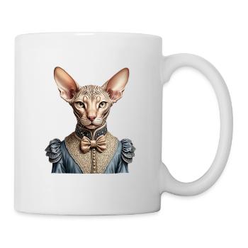 Victorian sphynx cat - Mug - white - Right