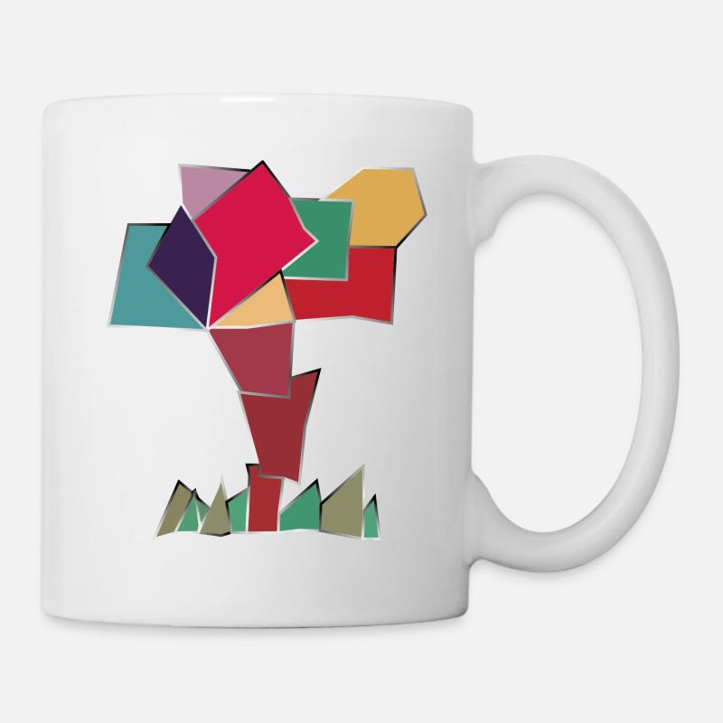 Glücklicher Baum - Tasse - Weiß
