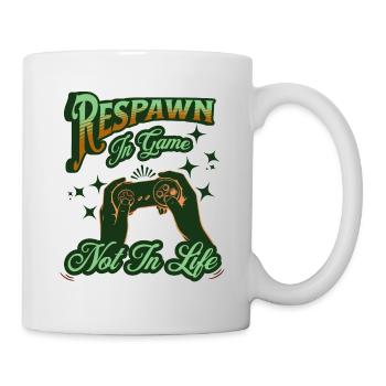 Réapparaissez dans le jeu, pas dans la vie – Retro Gaming - Mug blanc - blanc - Droite