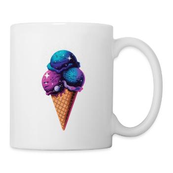 Cone Stars Galaxy Universe Nebula Planet Moon Sky - Mug - white - Right