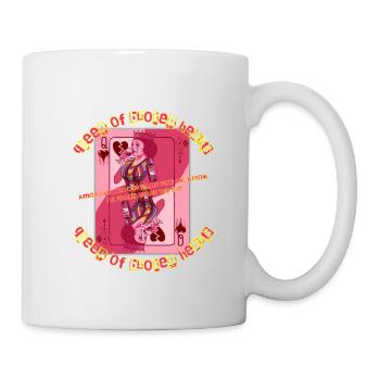 Queen of Broken Hearts – Die traurige Herzkönigin - Tasse - Weiß - Rechts
