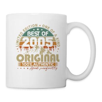 Original 2005 Vintage Birthday Gift Retro - Mug - white - Right