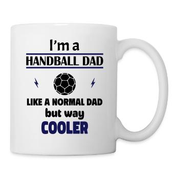 Je suis un papa handball - Mug blanc - blanc - Droite