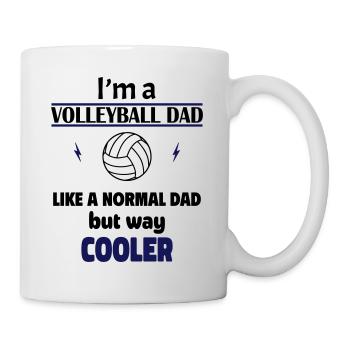 I'm a volleyball dad - Mug - white - Right