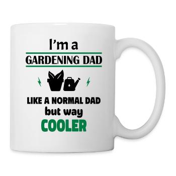 Ich bin ein Garten Papa - Tasse - Weiß - Rechts