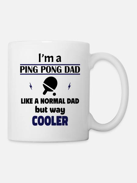 Je suis un papa de ping-pong - Mug blanc - blanc