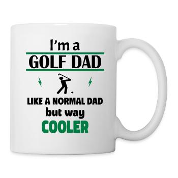 ich bin ein golf papa - Tasse - Weiß - Rechts