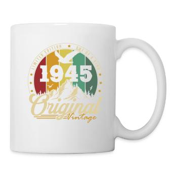 Original 1945 Vintage Retro Anniversary Gift - Mug - white - Right