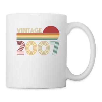 Vintage 2007 Vintage Birthday Retro - Mug - white - Right
