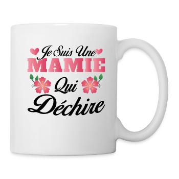 Ich bin eine Oma, die rockt - Tasse - Weiß - Rechts