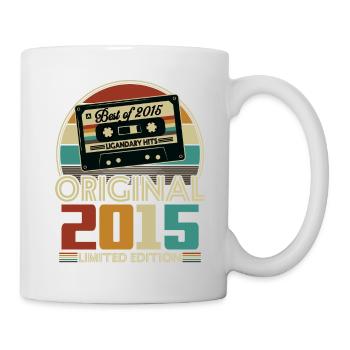 Original 2015 10e Anniversaire Cadeau Vintage - Mug - white - Right