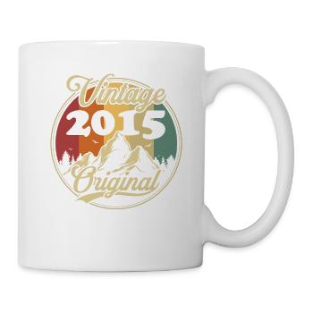 Vintage 2015 Original, Birthday Gift - Mug - white - Right