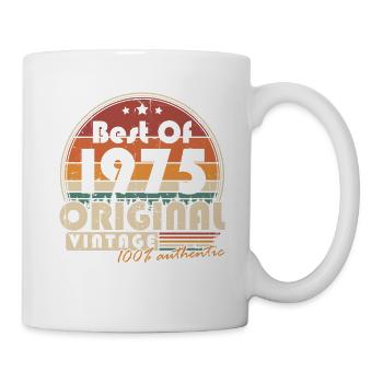 Original Vintage 1975 Birthday Gift Retro - Mug - white - Right