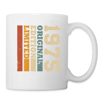 Original 1975 Vintage Rétro Cadeau d’anniversaire - Mug blanc - blanc - Droite