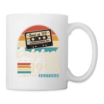 Original Since 1995 Vintage Gift Birthday - Mug - white - Right