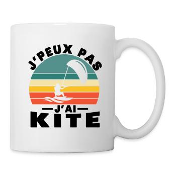 I Can't I Kite Gift Humor - Mug - white - Right