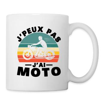 I can't I have Motorcycle Humor gift - Mug - white - Right