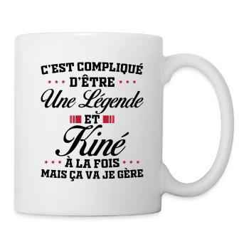 A legend and physiotherapist - Mug - white - Right
