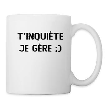 Tkt Einfach Humorvoll Mach dir keine Sorgen, ich werde es schaffen - Tasse - Weiß - Rechts