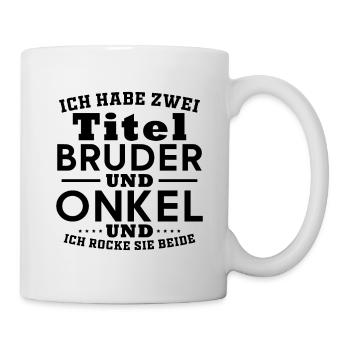 Brother and uncle, Humor Gift - Mug - white - Right